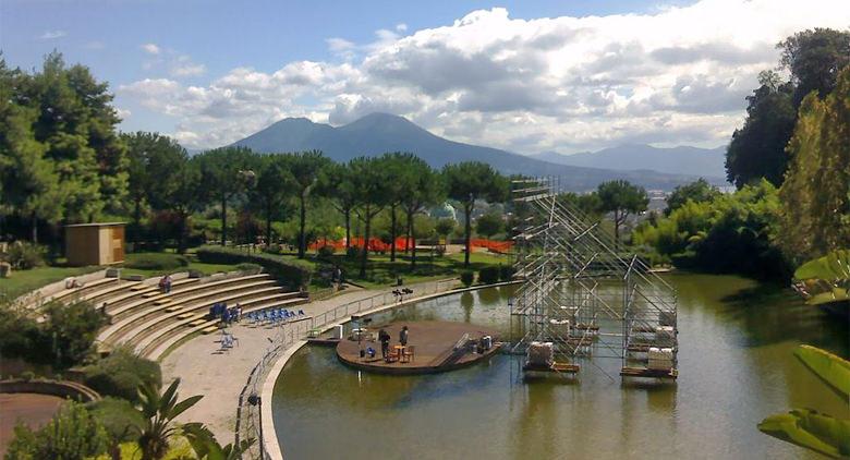Laghetto del parco del Poggio a Napoli