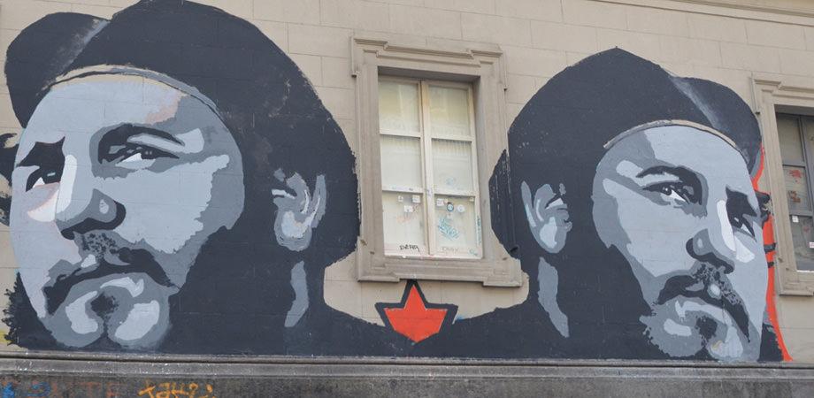 Murales di Fidel Castro a Napoli Murales di Fidel Castro a Napoli