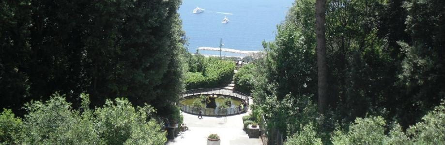 Parco Floridiana a Napoli Vista del Panorama della Villa Floridiana a Napoli