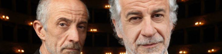 Peppe e Toni Servillo al Teatro Diana di Napoli con La parola canta