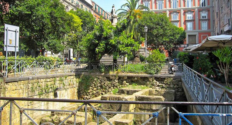 Piazza Bellini in Naples