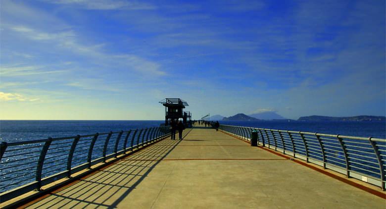 The Pontile di Bagnoli in Naples