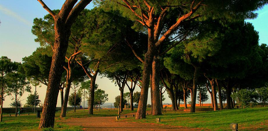 Le parc Virgilian à Naples