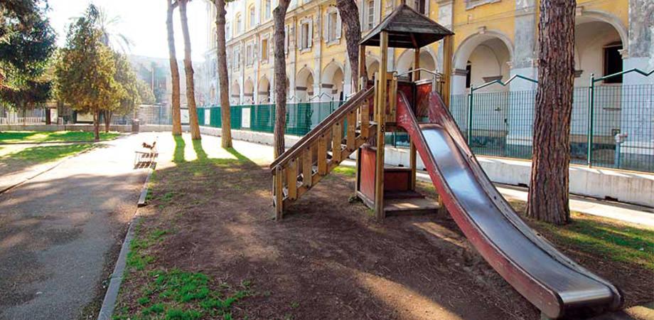 Giochi nel Parco dei Quartieri Spagnoli a Napoli