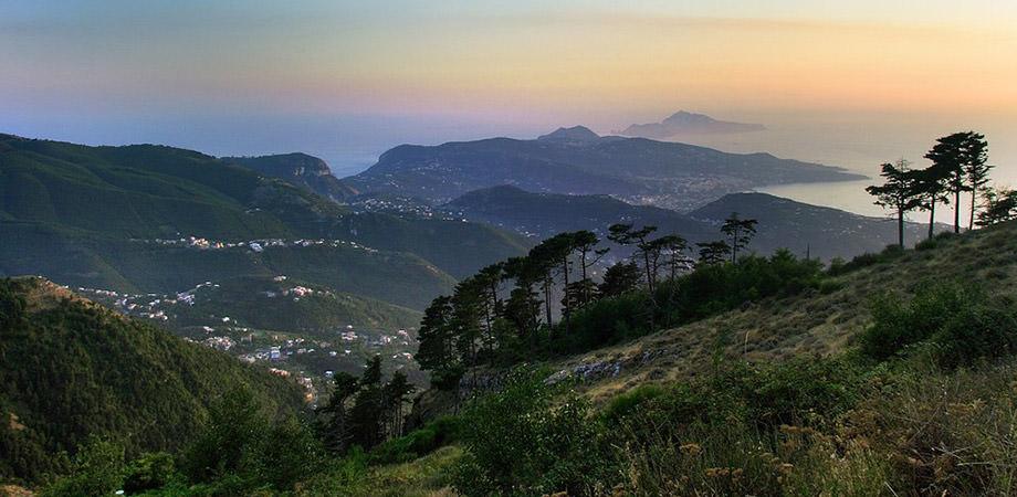 Paesaggio dal Monte Faito