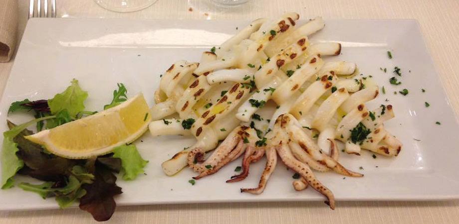 Calamari of the Zì Teresa Restaurant in Naples