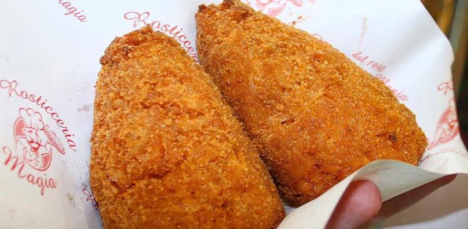 Arancini della Rosticceria Magia a Napoli