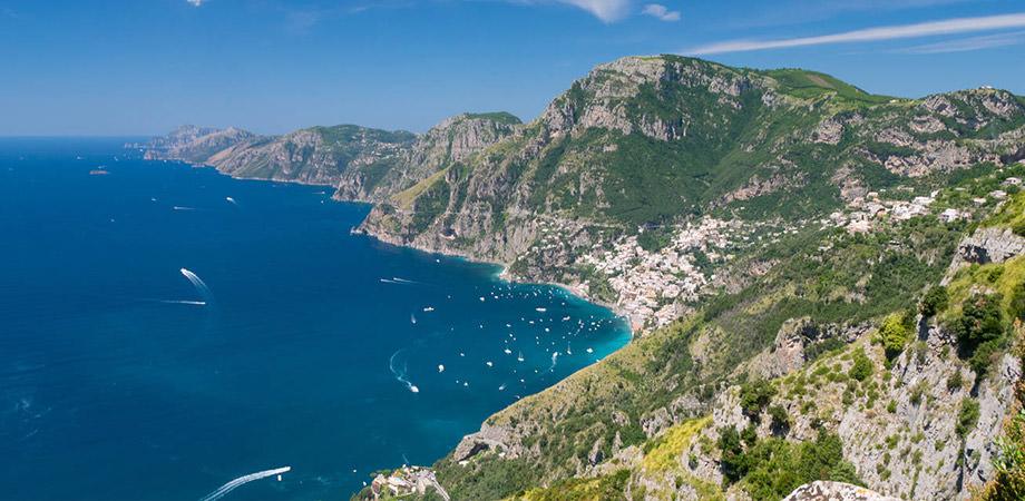 On the Amalfi Coast the Path of the Gods