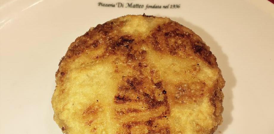 La frittatina della Pizzeria Di Matteo a Napoli