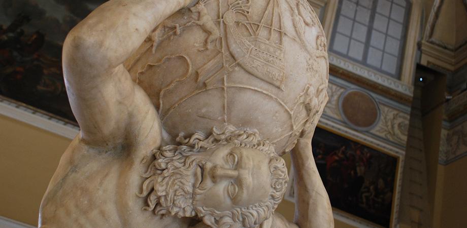 Atlante Farnese at the Archaeological Museum of Naples