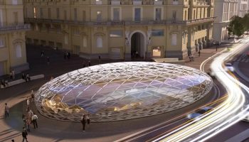 Render della stazione duomo di napoli