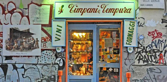 timpani and tempura in Naples