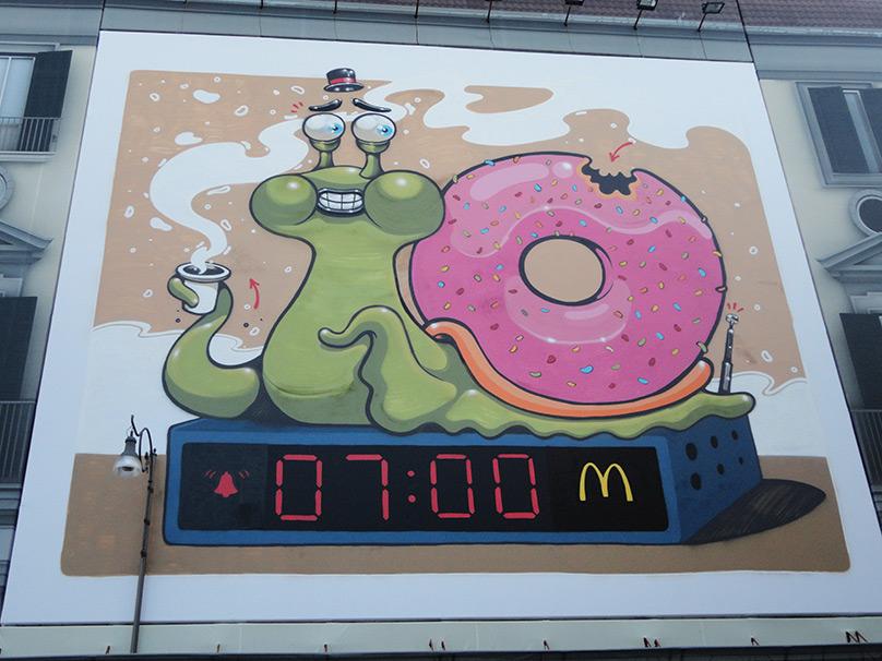 The McDonald's Mural in Naples