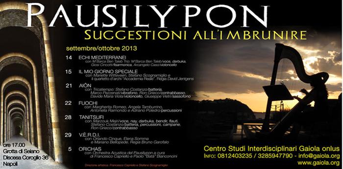 Pausilypon suggestioni all'imbrunire settembre ottobre 2013