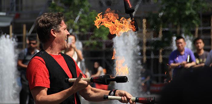 fire performer