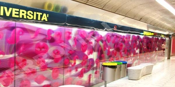 Semaine européenne de la mobilité durable à Naples dans les stations d'art