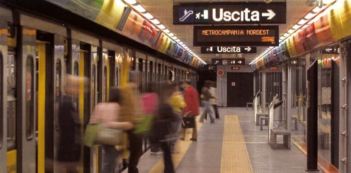 MetroCampania NordEst Linien in den EAV Streik beteiligt