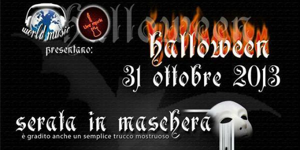 Locandina di Halloween a Napoli 2013 al Just in Time