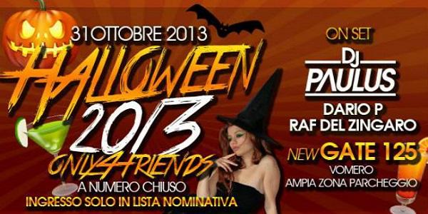 Cartel de Halloween en Nápoles 2013 en la Nueva Puerta