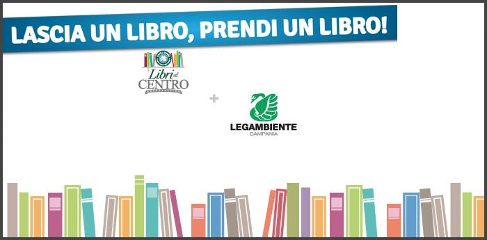 Modified logo of the event Books at the center for the new bookstore open to the auchan in via argine