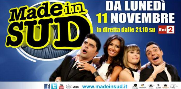 Made in Sud en prime time sur Rai Due, collection de soirées caritatives