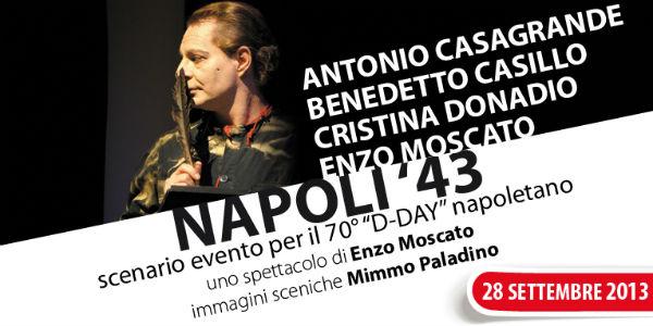 Napoli '43 por Enzo Moscato na Galleria Toledo em Nápoles