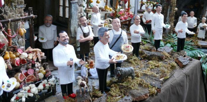 Presepe degli Chef di Marco Ferrigno, ideato da Maurizio Cortese