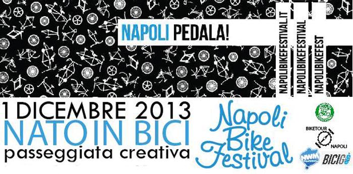 Plakat des NATO-Fahrrad-Events, das in Bagnoli stattfinden wird