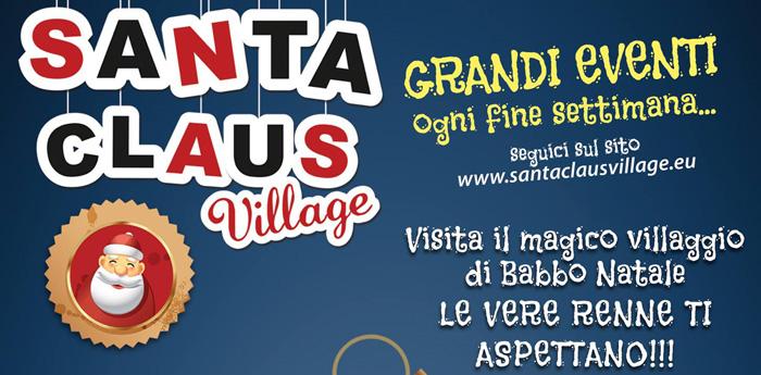 Locandina del Santa Claus Village a Varcaturo