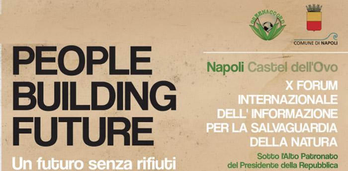 Plakat X Greenaccord Internationales Forum von Neapel