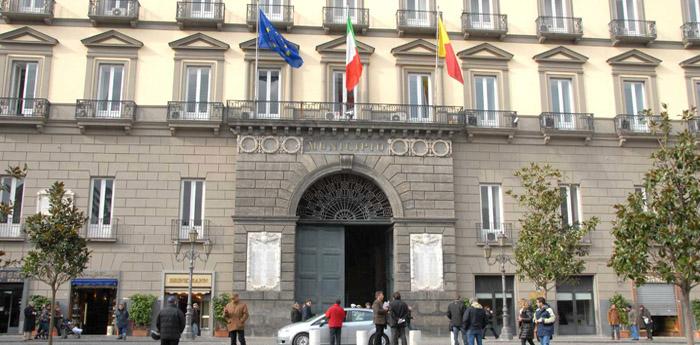 palazzo san giacomo seat of the city hall of naples