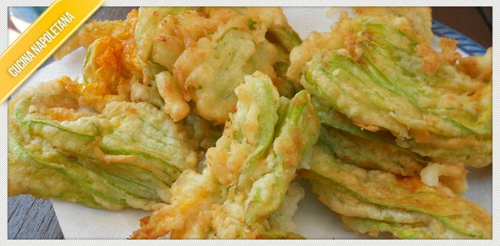 Photo of a dish of zucchini flowers called Sciurilli