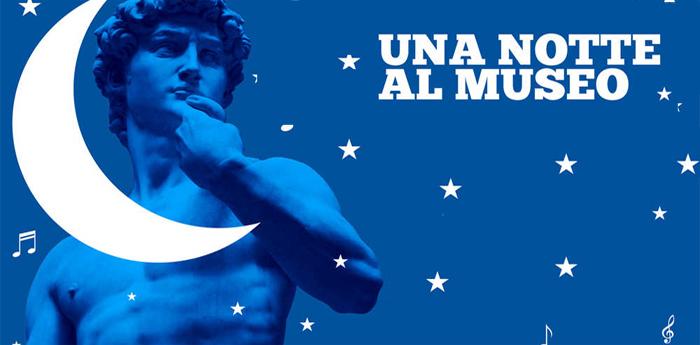 affiche modifiée d'une nuit au musée de Naples