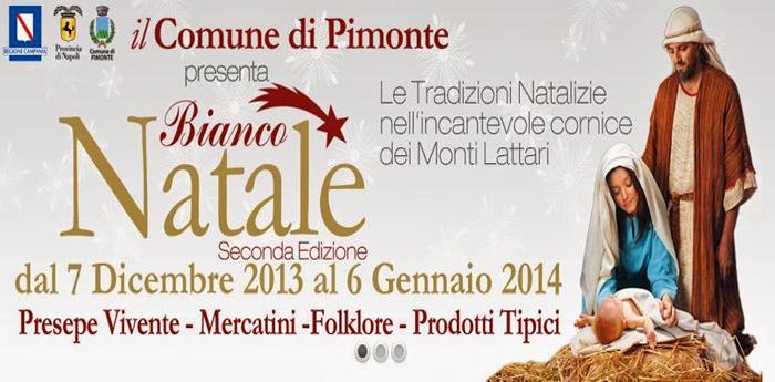 Plakat des White Christmas Events in Pimonte