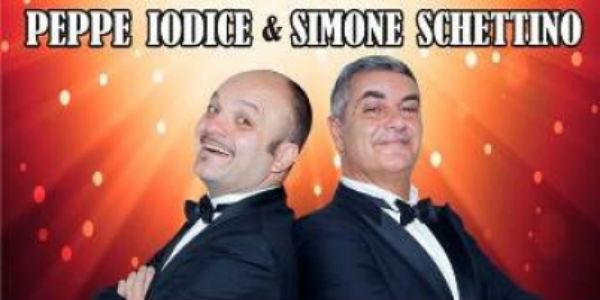 Peppe Iodice e Simone Schettino em Comicissima sera show