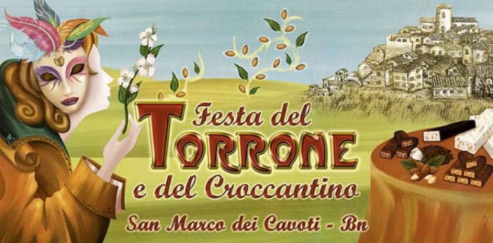 Cartel de la Festa del Torrone y Croccantino en San Marco dei Cavoti