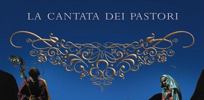 poster modificado de la cantata del pastor en el teatro Trianon de Nápoles