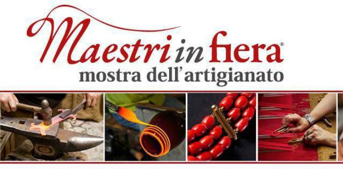 Poster of the event Masetri in Fiera, handicraft exhibition