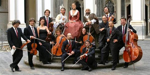 the members of the new scarlet orchestra of Naples