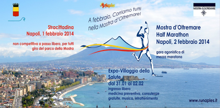 locandina della Mostra d'Oltremare Half Marathon