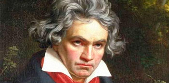 Portrait of the musician Ludwig van Beethoven. Palazzo Venezia Napoli