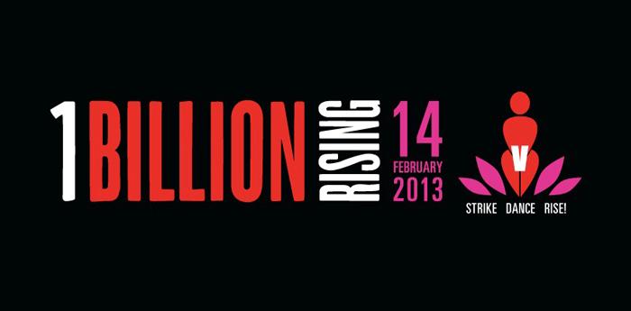 affiche du flashmob Un jour de la Saint-Valentin Billion Rising 2014