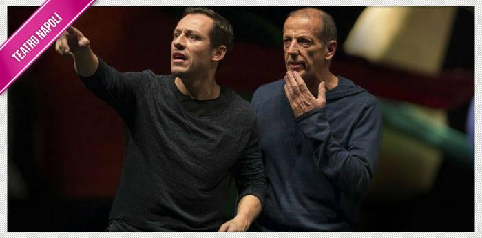 Stefano AccorsiとMarco BalianoショーでナポリのTeatro Nuovoでオーランドと遊ぶ