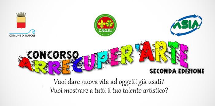 locandina del concorso Arrecuper'arte del comune di napoli