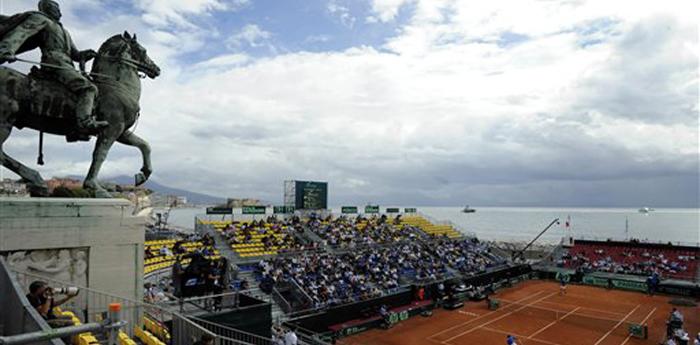 vuelta de la copa davis en Nápoles