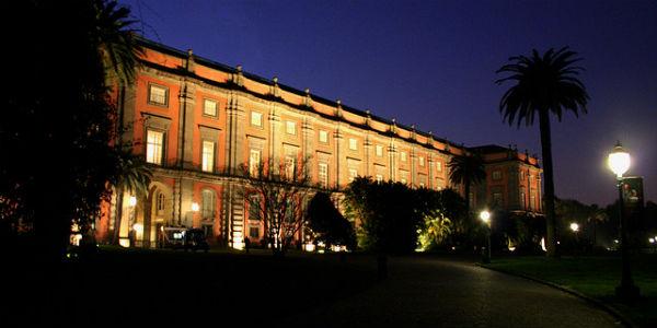 Capodimonte Museum of Naples at night