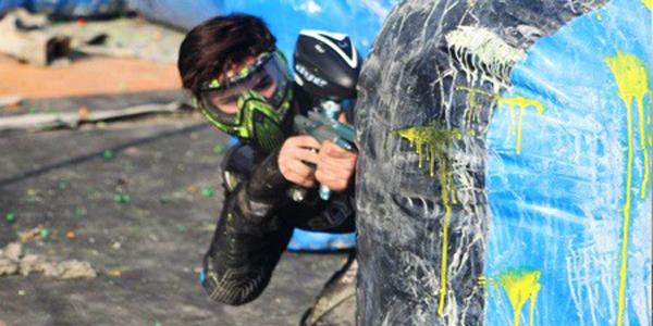 giocatore di paintball