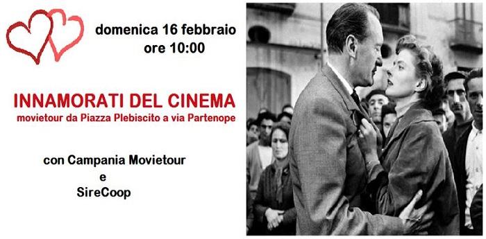 Affiche de l'événement de Campanie Movietour pour la Saint-Valentin à Naples