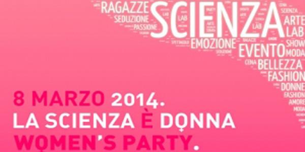 locandina per la festa della donna a città della scienza 2014