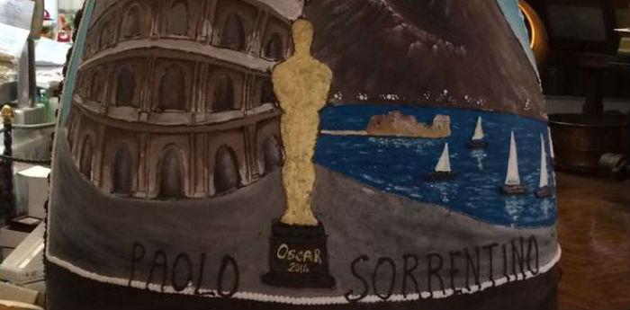 La foto dell'uovo di Pasqua di cioccolato dedicato al film La Grande Bellezza realizzato da Gay Odin
